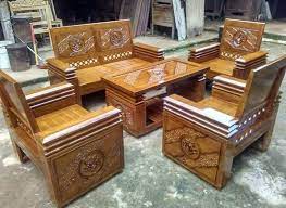 Tips cara memilih desain kursi kayu untuk ruang tamu 1. Kursi Tamu Minimalis Kayu Jati Kursi Tamu Minimalis Box Salur Lazada Indonesia