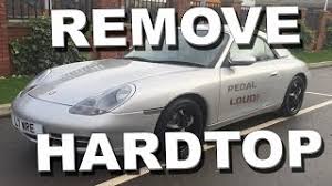 I thought i could just pop it on and go to the track. Remove Hardtop 1998 Porsche 911 996 Video Youtube