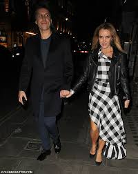 She has been married to chris hughes since december. Amanda Holden Steps Out Hand In Hand With Husband Chris Hughes On Rare Date Night In London Daily Mail Online