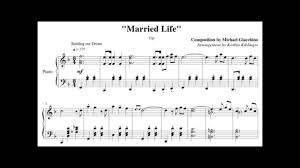 Piano married life from up sheet music chords vocals youtube from i.ytimg.com. Disney S Up Married Life Solo Piano Sheet Music Youtube