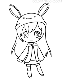 You might also be interested in coloring pages from anime girls category and chibi tag. Chibi Girl Coloring Page Coloring Books