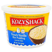 Find quality dairy products to add to your shopping list or order . Kozy Shack Rice Pudding French Vanilla 22 Oz Galasupermarkets Com Online Grocery Shopping And Delivery Service