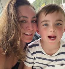 Michelle Bridges' son Axel is her mini me and these pictures prove it