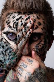 Full Face Makeup Art Follow Fosterginger Pinterest For More Pins Like This No Pin Lim Animal Face Paintings Camouflage Face Paint Body Art Painting