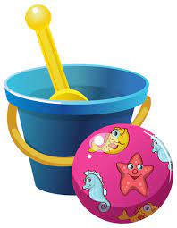 Beach Bucket And Ball Png Clipart Image Beach Bucket Clip Art Scrapbook Inspiration