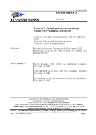 Amd 16568 published 29 september 2006 amd 16568 is a corrigendum. Pdf Eurocod 3 Proiectarea Structurilor De OÅ£el Partea 1 8 Proiectarea ImbinÄƒrilor Sechel Oana Academia Edu