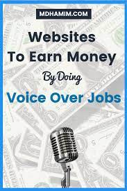 Voice Over Jobs The Voice Job Online Jobs