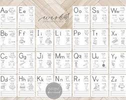 An activity to assist young students with letter recognition, phonemic awareness and fine motor development. Printable Worksheet Etsy