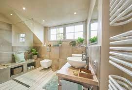 45 x 66 x 40 cm, badezimmermöbel, natur zum besten preis, 10020949_0_de. Badezimmer Mit Grosser Dusche Und Sitzbank Campagne Salle De Bain Stuttgart Par Rund Ums Haus Houzz