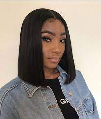 99 ($15.99/count) get it as soon as mon, jul 26. Ulovewigs Pre Plucked Human Virgin Hair Black Bob Wigs Ulw0011 In 2020 Straight Bob Hairstyles Wig Hairstyles Bob Hairstyles
