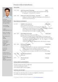 Download hundreds of resume/cv templates for free. Curriculum Vita Cv Format Pdf Or Word Best Resume Examples