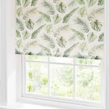 Roller blinds continue to provide the most practical and economic style of window shading. Voyager Green Leaf Moisture Resistant Roller Blind Dunelm Verticalblindsgrey Brownblinds Roller Blinds Curtains With Blinds Diy Blinds