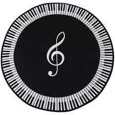 Farben » grau, rosa, weiß, grün, bunt. Neue Teppich Musik Symbol Klavier Taste Schwarz Weiss Runde Teppich Rutschfe R8a6 Ebay