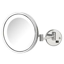 led lighted wall mount mirror