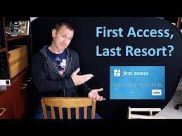 Well done aqua gold starts all the. First Access Visa Credit Card Review Youtube