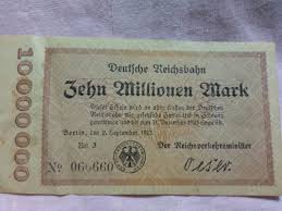 10 Millions Mark A D 1922 1923 Berlin Banknote
