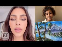 Kim kardashian's daughter 'wrote on' a table with a sharpie — but kanye west called it 'art'. Kim Kardashian Defends North West S Painting Youtube