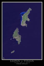 The Saipan Northern Mariana Islands Satellite Map In 2019