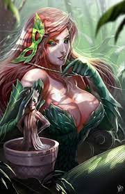 Aetrix ★★ thanks for selecting it. Poison Ivy And Baby Groot 11x17 Digital Print Sumac Veneneux Personnages Fantastiques Heros