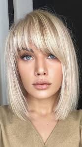 Long bob hairstyles 2021 for an unmatched beauty | hairstyles charm. Best Haircuts Hairstyles To Try In 2021 Blonde With Fringe