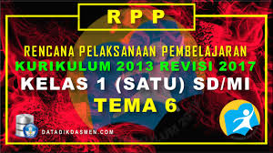Rpp kelas 1 sd/mi k13 sesuai buku tematik semester genap revisi 2017 terdiri dari 4 tema, 4 subtema dan 6 pembelajaran. Rpp Kelas 1 Tema 6 Sd Mi Kurikulum 2013 Revisi 2017 Datadikdasmen Com