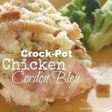 Crock Pot Chicken Cordon Bleu Recipes Cooking Recipes Chicken Cordon Bleu Recipe
