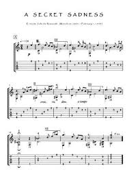 A Secret Sadness Melodic Latin Guitar Solo Score Download Guitar Solo Guitar Guitar Sheet Music