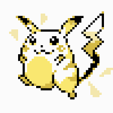 Find or edit the sprite you would like to replace red with and paste it into paint. Pixilart Pikachu Sprite Pokemon Red By Anonymous