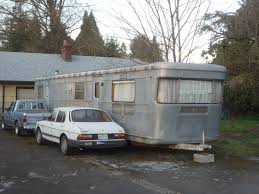Seriously in love with this fridge and the wood interior of this 1951 spartan trailer. The Curbside Classic Home Spartan Trailer The Big Aluminum Trailer Curbside Classic