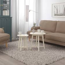 Kragsta Nesting Tables Set Of 2 Light Beige Ikea In 2020 Side Chairs Dining Nesting Tables Side Chairs