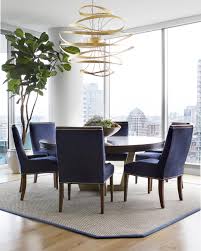 Lillian august for hickory white dining room ally chair. What Does Your Dining Room Say About You Catapulted 21 Stories Up This Modern Dining Space Is Encapsu Modern Dining Blue Dining Chair Hickory White Furniture
