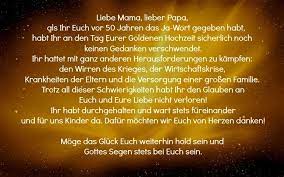 Sie eignen sich ausgezeichnet um eine festrede aufzulockern. Spruche Zur Goldenen Hochzeit Eltern Mama Papa Gluck Lang Poetisch Spruche Zur Goldenen Hochzeit Goldene Hochzeit Gluckwunsche Zur Goldenen Hochzeit