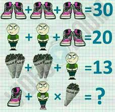 Teka teki logika matematika bergambar dan jawabannya. Hayoo Tebak Berapa Hasilnya Jangan Lupa Caranya Brainly Co Id