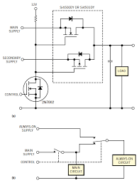 The single pole double throw spdt relay is quite useful in certain applications because of its internal configuration. Mosfet Pair Makes Simple Spdt Switch Edn