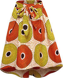 Amazon.com: Alina Belle Women African Print Skirt Ankara Skirt with Sash  (Color A, Small) : Clothing, Shoes & Jewelry