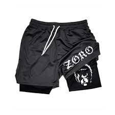 Short de Sport One Piece Zoro Noir - Manga Imperial