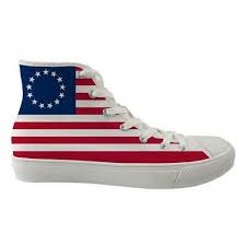 Betsy Ross American Flag Sneakers Mens Womens Use Size Chart In Photos Ebay