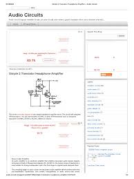 Maybe you would like to learn more about one of these? Transistor Headphone Amplifier Audio Circuit Amplifier Electronic Circuits
