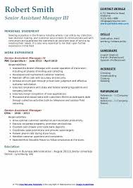 Tracking and reconciling bank statements. Senior Assistant Manager Resume Samples Qwikresume