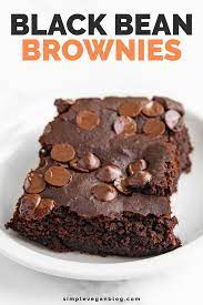Black Bean Brownies Recipe Vegan Dessert Recipes Vegan Sweets Black Bean Brownies