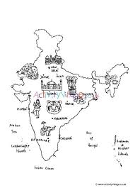 India Map Colouring Page India Map Flag Coloring Pages Coloring Pages