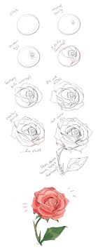 In the guide explained is probably the most common drawing that we can find in coloring books for children. How To Draw Roses Art Tutorials Cool Wall Art