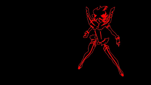 Minimalist kill la kill phone wallpaper. 1082x1922px Free Download Hd Wallpaper Kill La Kill Matoi Ryuuko Black Background Red Copy Space Wallpaper Flare
