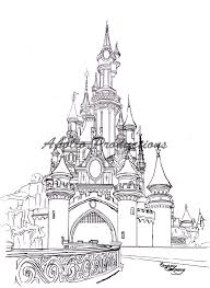 Disneyland Castle Drawing At Paintingvalley Com Explore Collection Of Disneyland Castle Drawing