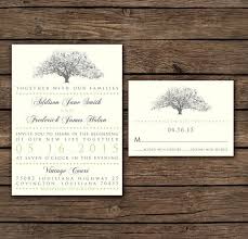 Rustic Oak Tree Wedding Invitations By Theinklab On Etsy Oak Tree Wedding Invitation Oak Tree Wedding Tree Wedding Invitations
