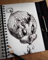 Funny political cartoons stock illustrations. Part Two Of Distroy A Series Of Creepy Graphite Drawings Portraying Popular Cartoon Characters