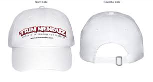 Trim Menduz Cap White Front And Back View Mock Up Corporate Branding Company Branding Trim