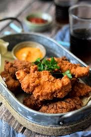 Poulet Frit A L Americaine Meilleur Que Kentucky Le Blog Cuisine De Samar Recette Poulet Frit Poulet Frit Croustillant Recette Poulet Frit