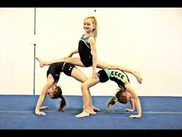 Gymnasts Try Yoga Challenge Yoga Challenge Poses 3 Person Yoga Poses Yoga Poses Advanced
