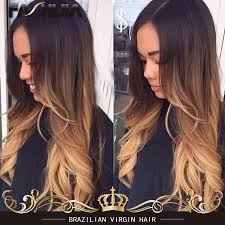 Black And Blonde Ombre Hair Extensions Hair Extensions Real Hair Picture More Detailed Picture About Ombre 3 Tone 1b 33 27 Natural Black Brown Honey Ombre Hair Blonde Hair Styles Long Hair Styles